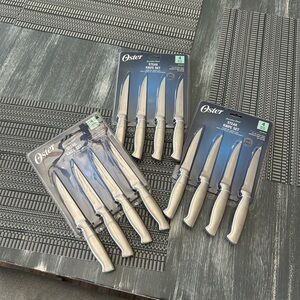 Oster Silver Steak Knife Set of 12